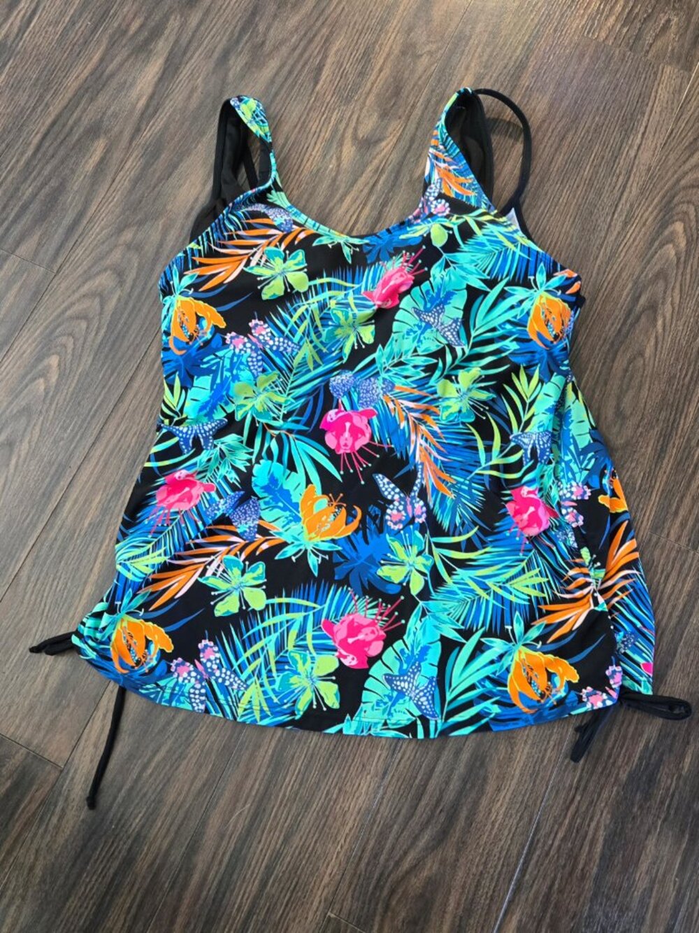 Tropical Print Swim/Tunic Top NWOT/SIZE XXL